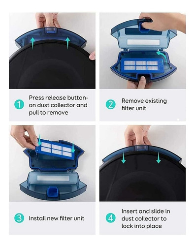 Filtros De Escobilla Lateral Para Eufy Robovac G10 G30 Robot