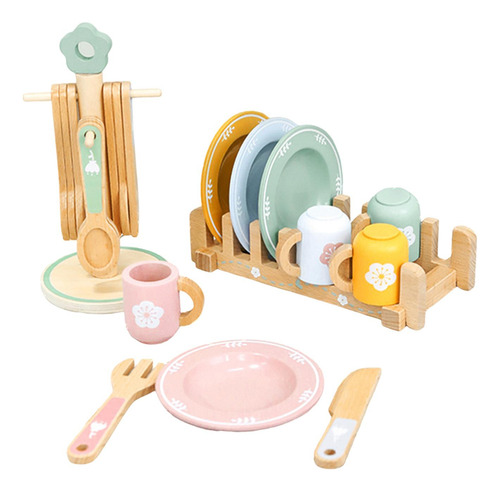 Juego De Simulación De Cocina, Vajilla, Platos Y Vajilla