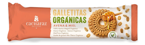 Galletita Cachafaz  Orgánicas  avena y miel 170 g