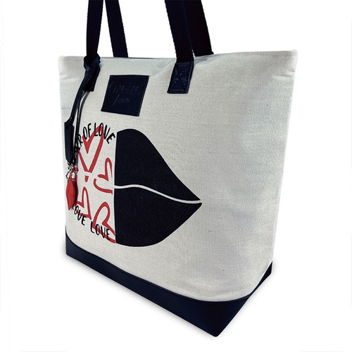 Canasto Cartera Mujer Diseño Playero Bolso Cierre Marinero Color Negro Diseño De La Tela Lisa