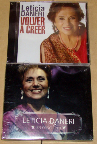 Leticia Daneri En Concierto + Volver A Creer 2 Cds Dvd Kktus