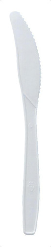 25 Cuchillos Grandes Desechables Blanco Reciclable Chinet