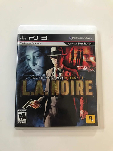 Jogo Ps3 L.a Noire Original Mídia Física