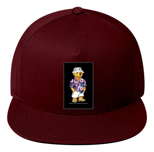 Jockey Grizzly Hamptons Bear Snapback Hat - Burdeo