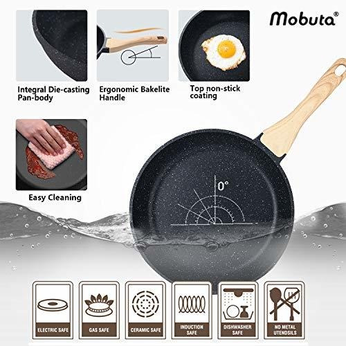Imagen 3 de 7 de Mobuta - Sartén Antiadherente Para Huevos De Inducción (11 P