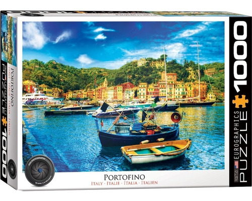 Puzzle 1000 Piezas Portofino Italy Eurographics  