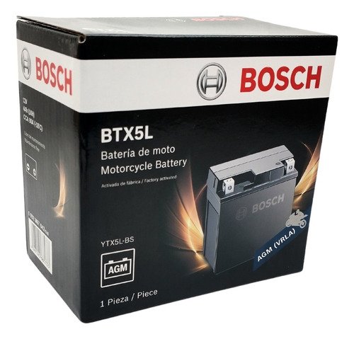 Batería Btx5l = Ytx5l Ktm 450 Sx-f Bosch Ryd Motos