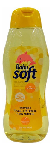  Shampoo Baby Soft Babysoft Cabello Docil Amarillo X 800 Ml