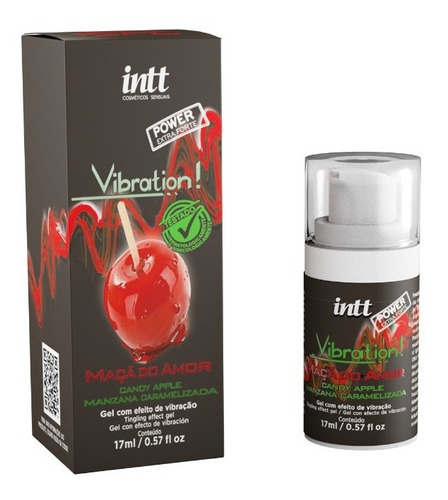 Gel De Massagem Vibration Power Extra Forte Varios Sabores Sabor Maça Do Amor