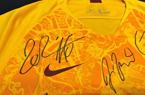 Camisa Roma 2018/19 Com 19 Assinaturas