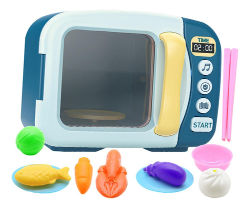 Horno Microondas Para Niños, Juguetes Con Luces Y Sonidos,