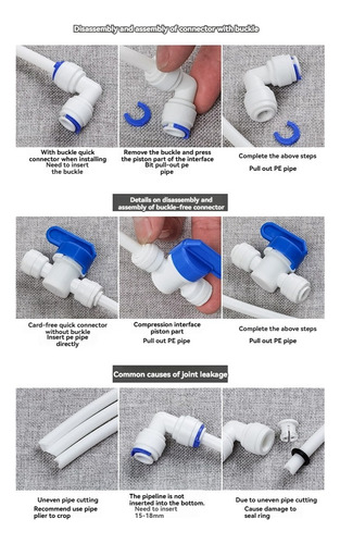 Kit De Mangueras De Agua Para Refrigerador, Tubos Purificado