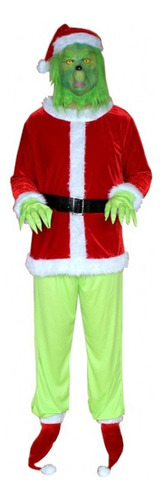 Navidad, Monstruo De Piel Verde Traje De Cosplay De Grinch