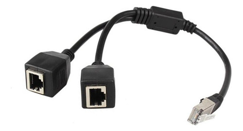 Cable Divisor Ethernet Rj45, Cabina Ethernet De 1 Macho A 2