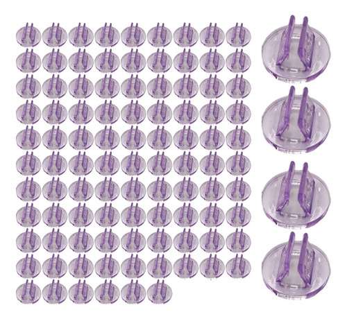 100x Soportes Para Tarjetas De Juego, Bases En Violeta