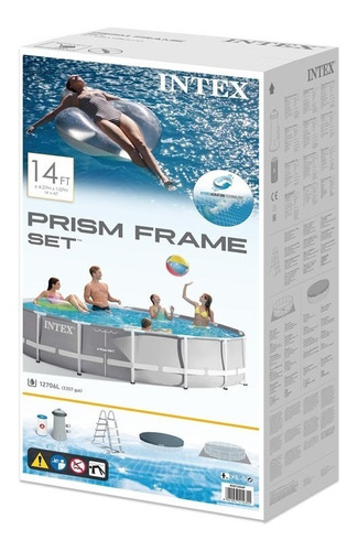 Piscina Estructural Intex Redonda Prisma Frame 4,27x1,07 Dis