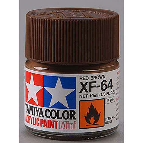 Pintura Acrílica Mini Xf64 Rojo Marrón Tamiya Tam81764