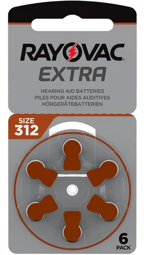comprar 6 X Pilas Audifono Rayovac 312 Pr41 Extra Advance San Martin