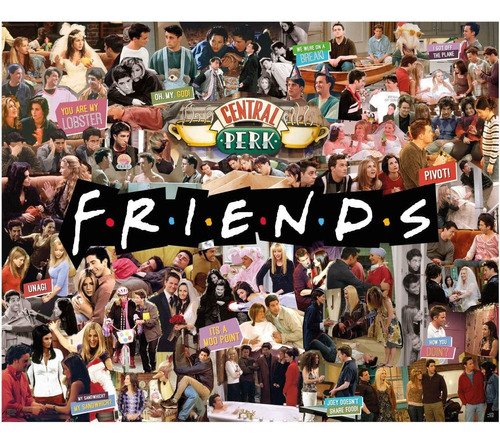 Rompecabezas Paladone Friends Tv Show Collage, 1000 Piezas