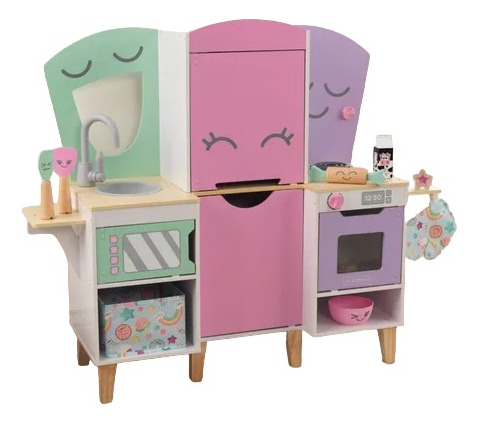 Cocina De Madera Kidkraft Lfp Colores Pastel