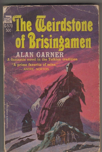 Alan Garner Weirdstone  Brisingamen Fantasia Estilo Tolkien