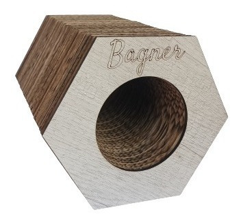 Rascador Hexágono 1 Carton Corrugado Para Gatos - Bagner