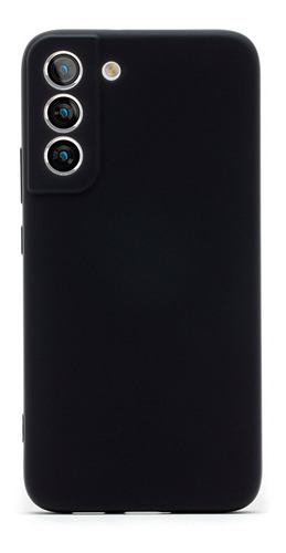 Capa Celular Customic Para Galaxy S22+ Soft Touch Silicone Cor Preto