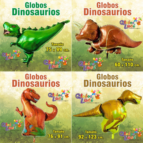 Globos Dinosaurios Gigantes