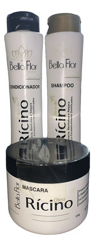 Kit Shampoo/mascara/condicionador Bella Flor E Vansel (9 Un)