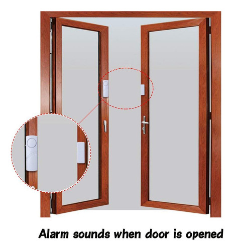 Alarma Antirrobo Con Sensor Magnético Marca No Disponible 12 Color