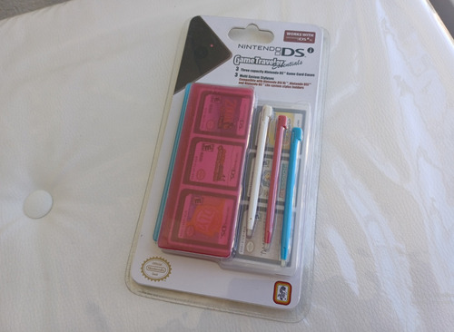 Kit Nintendo Ds, Lite E Xl, Stylus C/ Case Original Nintendo (Usado)