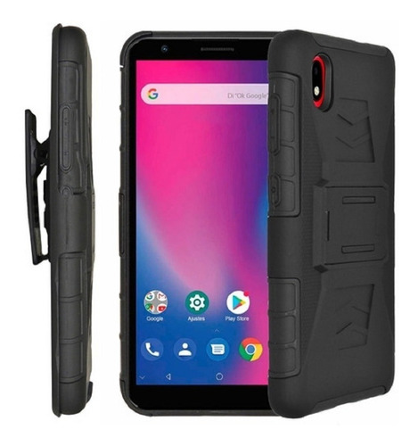 Funda Uso Rudo Combo Clip Zte A3 2020 / A5 2020 / A7 2020