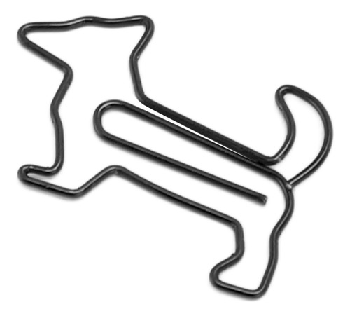 Clips De Papel De Metal, 100 Unidades, Con Forma De Perro, C