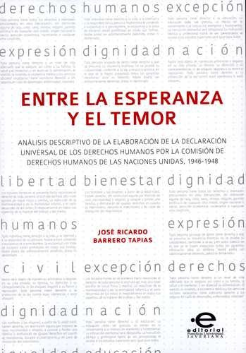 Libro Entre La Esperanza Y El Temor. Análisis Descriptivo D