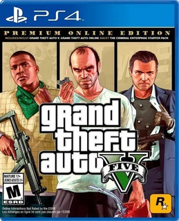 Grand Theft Auto V Five Premium Edition Ps4