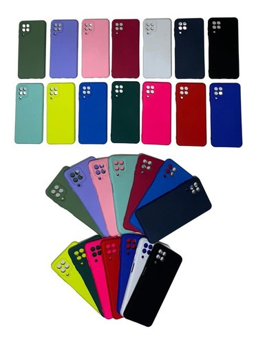 Capinha Silicone Compativel Samsung Galaxy M32 6.4 Aveludada