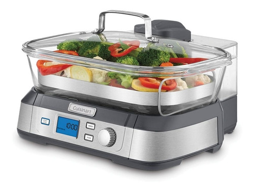 Vaporera Digital De Vidrio Cuisinart Stm-1000 /5lts