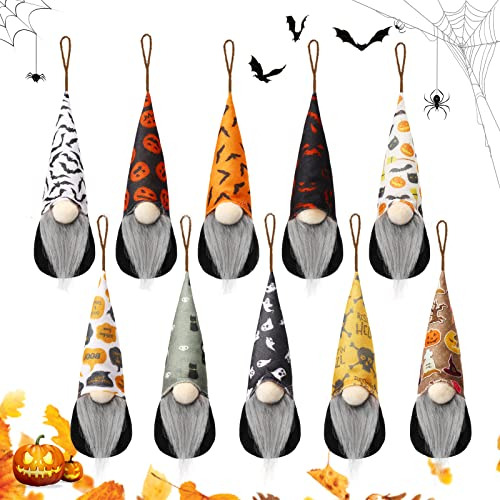 Halloween Gnome Decoraciones Colgando Adornos Para H9f25