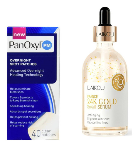 Pack Parches Para Acne Panoxyl Y Serum France 24kgold Laikou