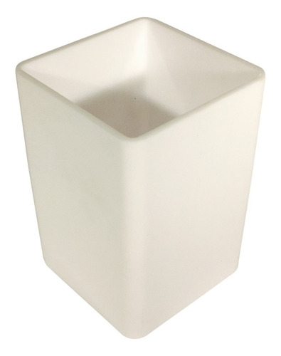 50 Cubos Portalapices Posalapices Blancos Plástico Sin Impresión Fabricación Propia