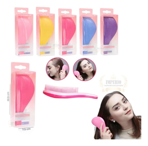 Imagen 1 de 2 de Cepillo Peine Para Cabello Antifrizz Y Anticaida