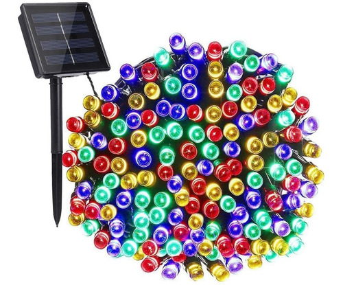 Doovee - Cadena De Luces Solares, 72 Pies, 200 Luces Led Sol