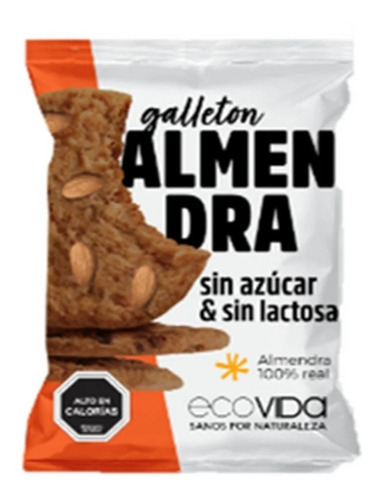 Ecovida Galletón Chocolate Almendra 30 G