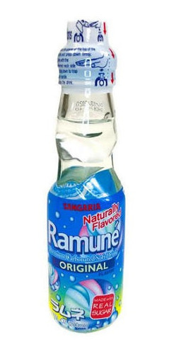 Bebida Japonesa Ramune Sabor Original Limon 200ml Gasificada