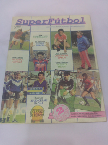 Superfutbol  31 Poster Jose Luis Brown Y Dario Insua