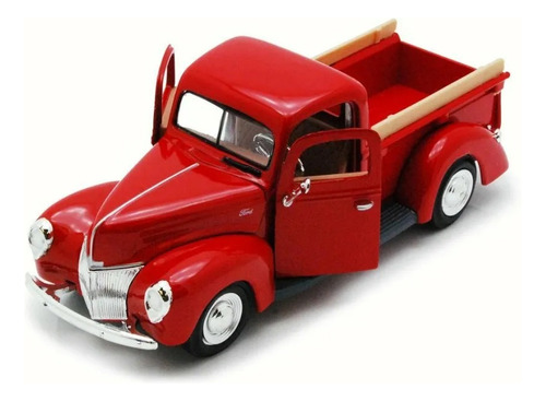 Ford 1940 Pickup Clásico Escala 1/24 Motor Max 20cm Sin Caja