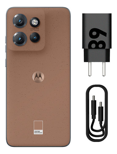 Smartphone Motorola Edge 50 Neo 5G, 256 GB, 16 GB (8 GB de RAM+8 GB de RAM Boost), cámara Sony Moto Ai Ultra Strength Military de 50 MP, modelo Mocha Mousse