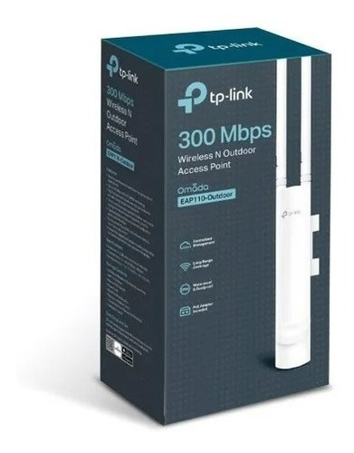 Access Point Inalambrico Tp-link Omada Eap110 Exterior 300mb