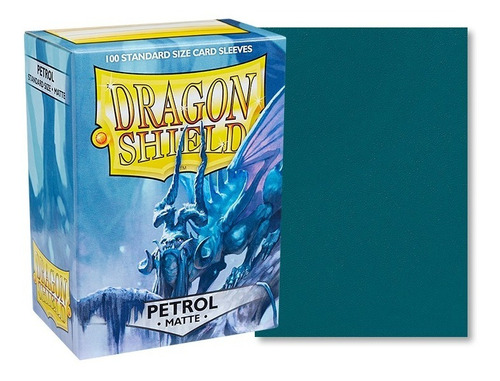 Protectores Dragon Shield Estandar Matte Color Petroleo 100u