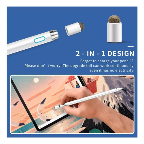 X Lápiz Óptico Para Lenovo P11 Pen Táctil -blanco Lápiz